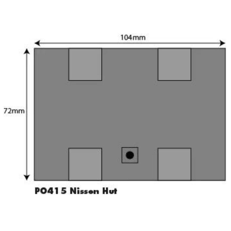 Metcalfe OO/HO Nissen Hut kit